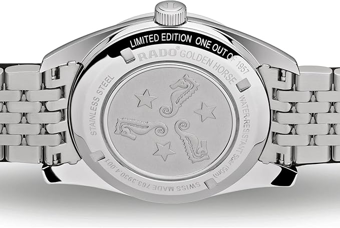 Rado Golden Horse Blue Stainless Steel Automatic Watch 37 mm