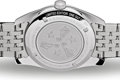 Rado Golden Horse Blue Stainless Steel Automatic Watch 37 mm