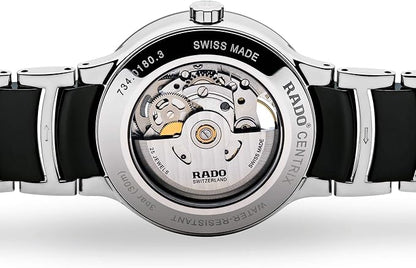 Rado Centrix Black Two-Tone Open Heart Automatic Watch 38 mm