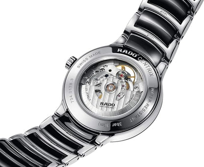 Rado Centrix Black Two-Tone Open Heart Automatic Watch 38 mm