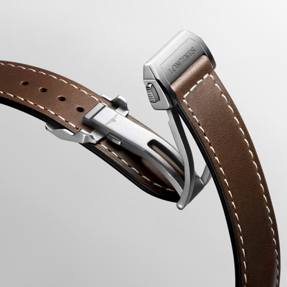 Longines Spirit GMT Stainless Steel Watch 42 mm