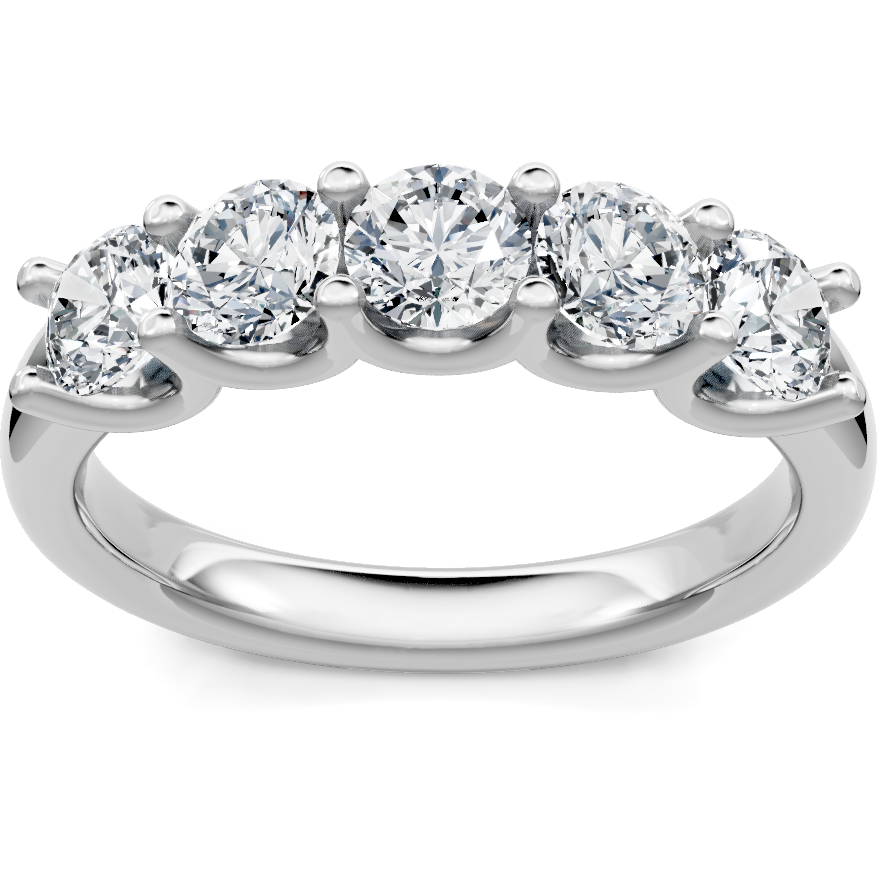 This gold 14K White Gold rose wedding band features a wedding band style with a wedding band setting. The design is accented with diamonds totaling about 0.39 carats.