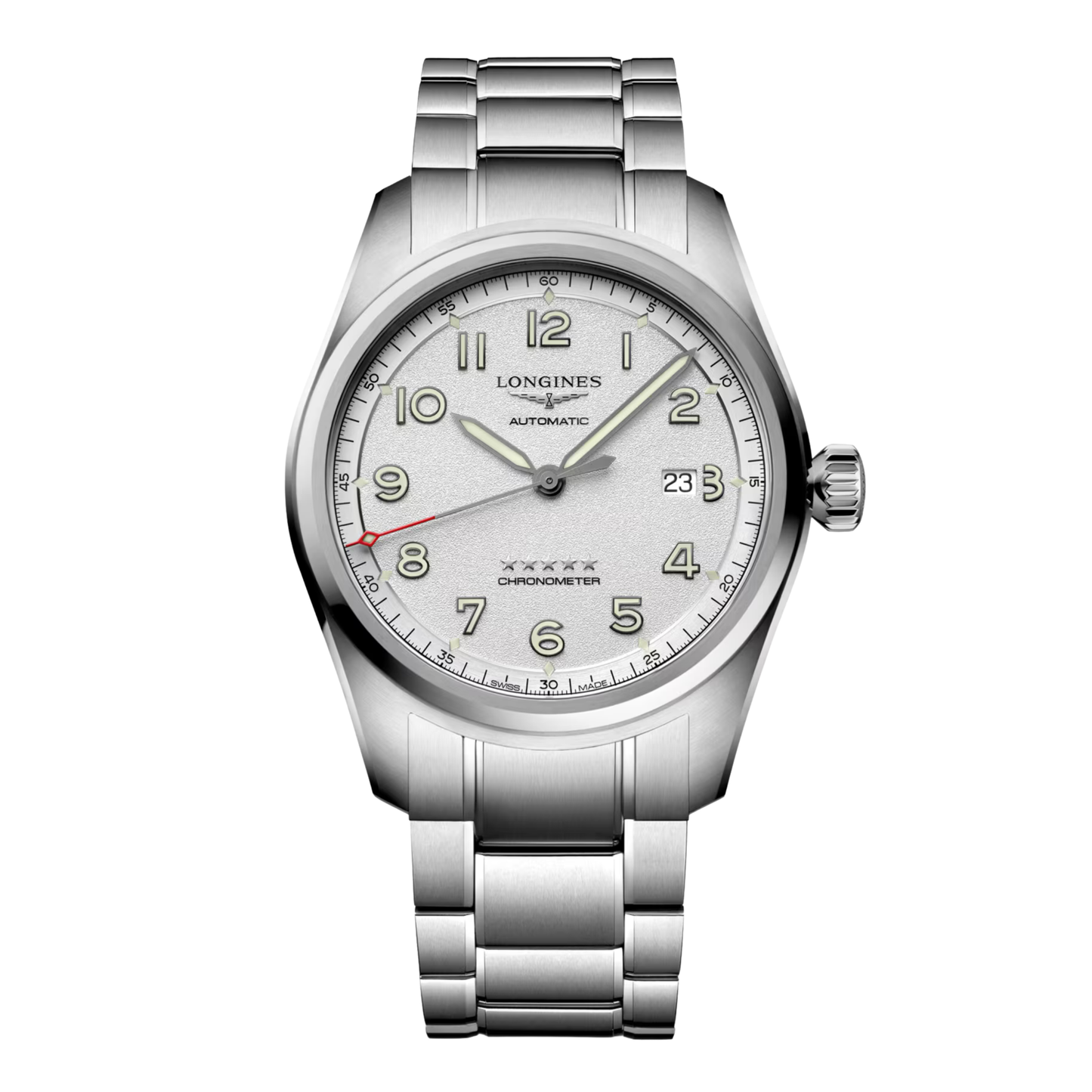 Longines Spirit Collection Stainless Steel Automatic Watch 42 mm