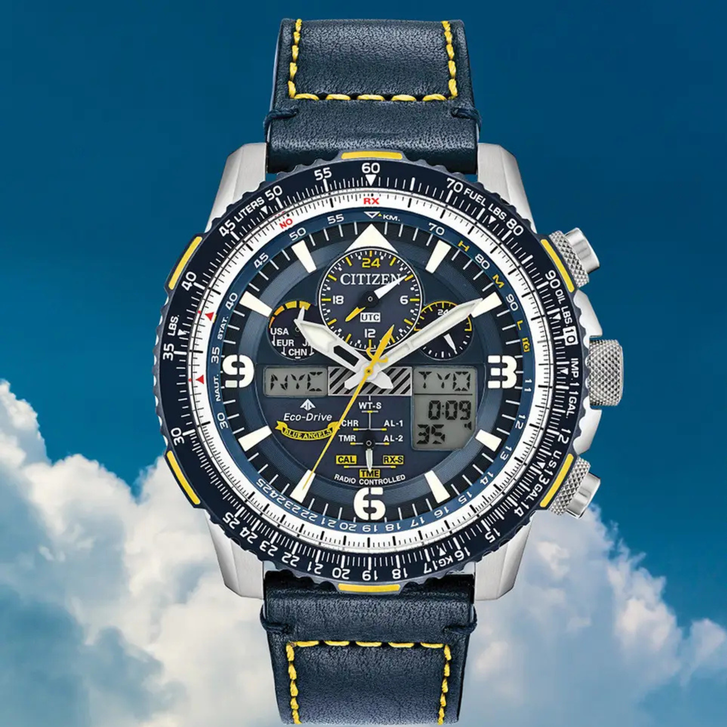 Citizen Promaster Skyhawk A-T Blue Angels Atomic Chronograph 45 mm