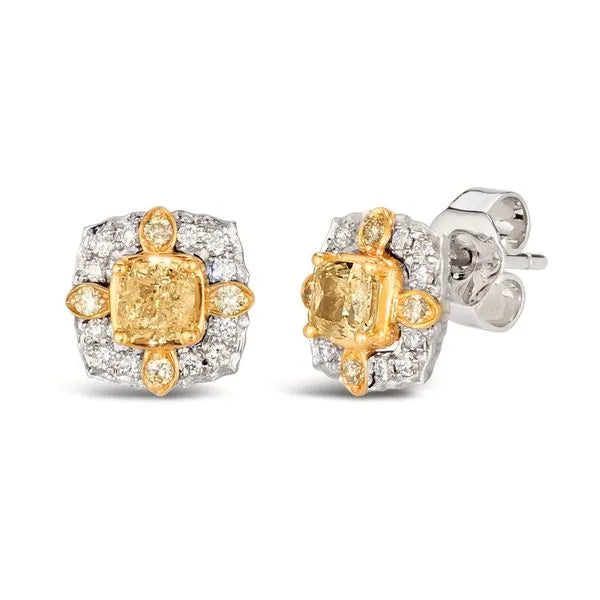 Le Vian Earrings featuring White Diamonds. These earrings offer total weight 0.50 ctw.