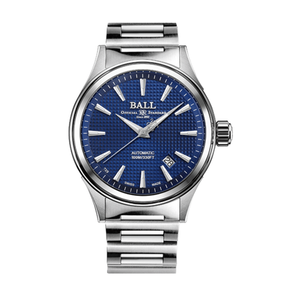BALL Fireman Victory Stainless Steel Blue Dial Automatic Watch 40mm