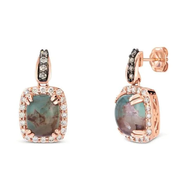 Le Vian Earrings featuring Chocolate Diamonds, Nude Diamonds. These earrings offer total weight 6.50 ctw.