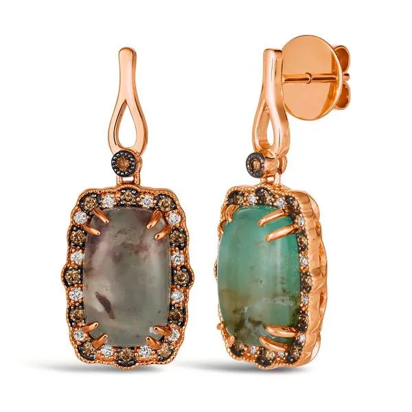 Le Vian Earrings featuring Chocolate Diamonds, Nude Diamonds. These earrings offer total weight 7.20 ctw.