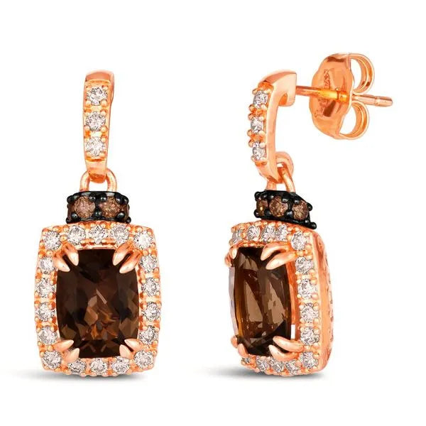 Le Vian Earrings featuring Chocolate Diamonds, Nude Diamonds. These earrings offer total weight 2.33 ctw.