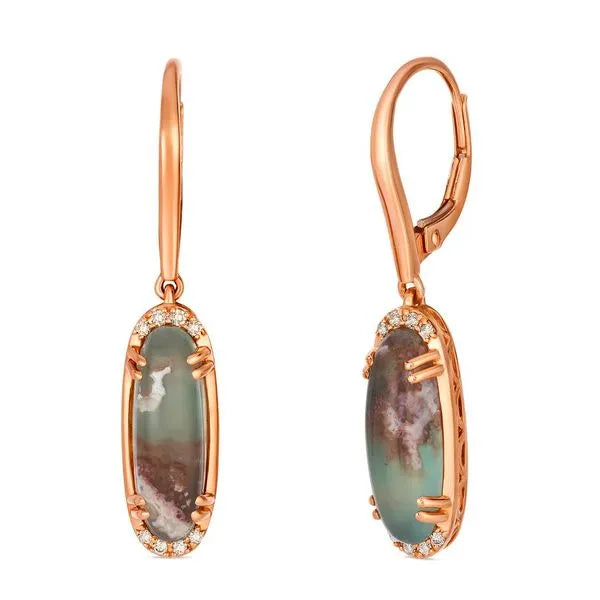 Le Vian Earrings featuring Nude Diamonds. These earrings offer total weight 3.63 ctw.