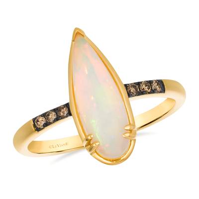 Le Vian 14k Honey Gold Chocolate Diamond Ring BVYI 1