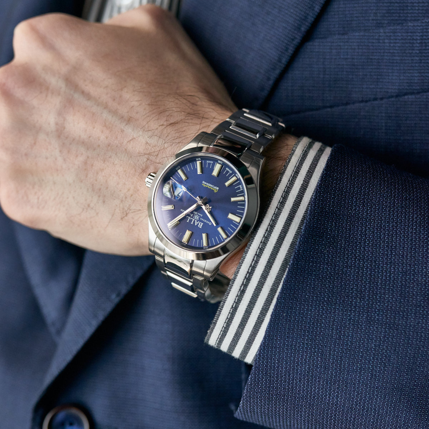 BALL Engineer M Marvelight Blue Dial Automatic Watch 40mm