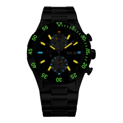 BALL Roadmaster Rescue Chronograph Titanium Black Dial Automatic Watch 42mm