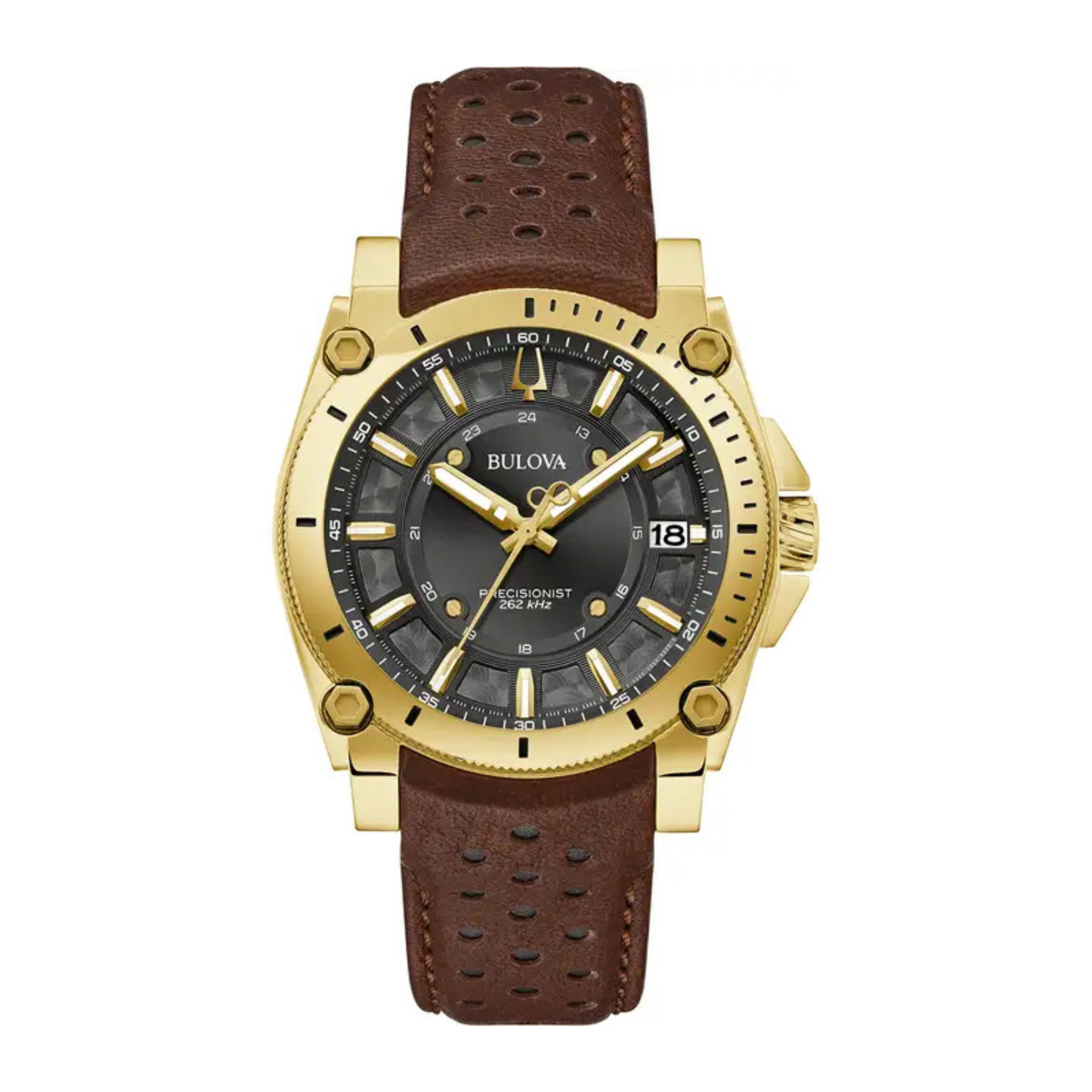 Bulova Icon Watch, Stainless Steel, Black Dial, 40 mm