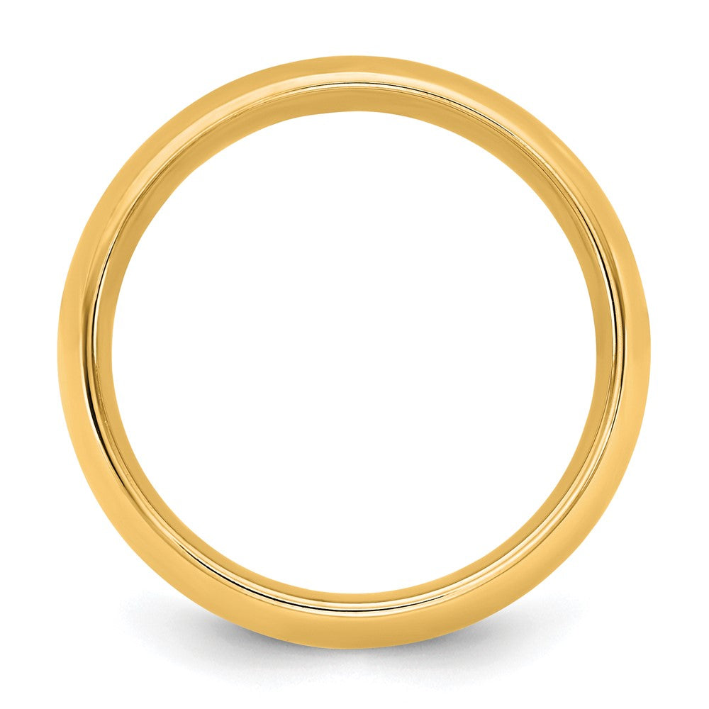 14K Yellow Gold 6.5mm Comfort Fit Band, Size 13.5 - Image 2