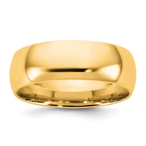 14KY 6.5mm Standard Comfort Fit Band Size 14 - Image 7