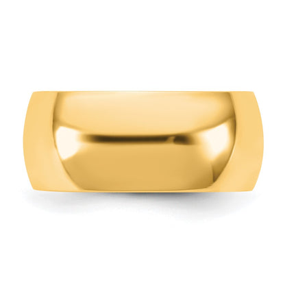 14K Yellow Gold Comfort Fit Band, 9mm, Size 11.5 - Image 3