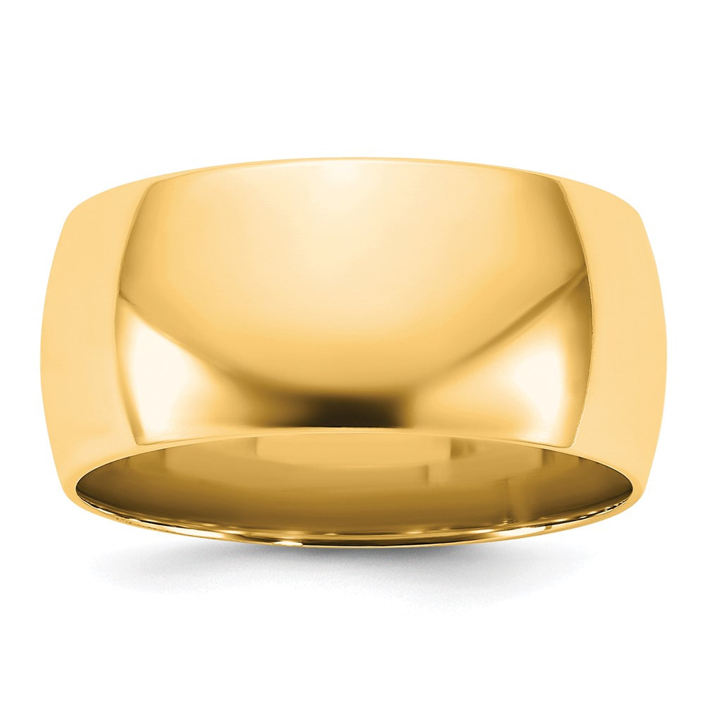 14K Yellow Gold 9mm Comfort Fit Band, Size 8.5 - Image 1