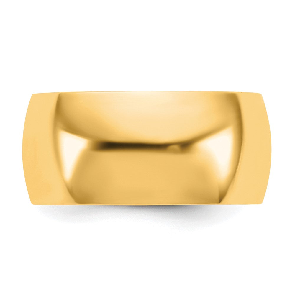 14K Yellow Gold 9mm Comfort Fit Wedding Band, Size 12.5 - Image 3