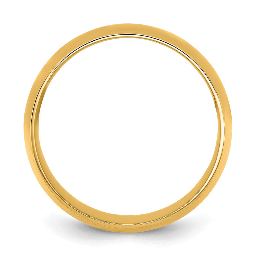 14K Yellow Gold 10mm Comfort Fit Band, Size 11 - Image 2