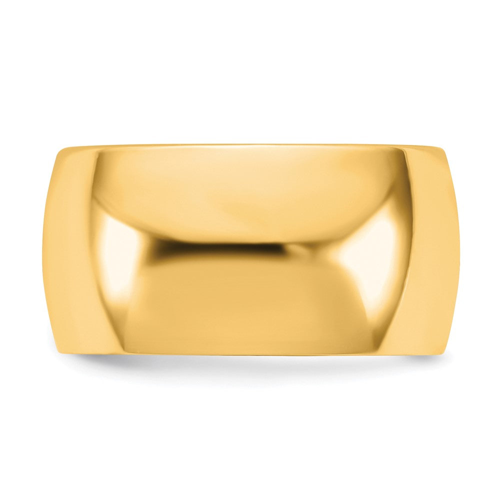 14K Yellow Gold 10mm Comfort Fit Band, Size 9.5 - Image 3
