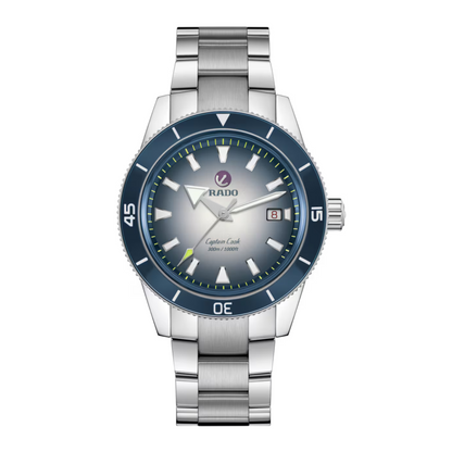 Rado Captain Cook Blue Stainless Steel Automatic Watch 42 mm