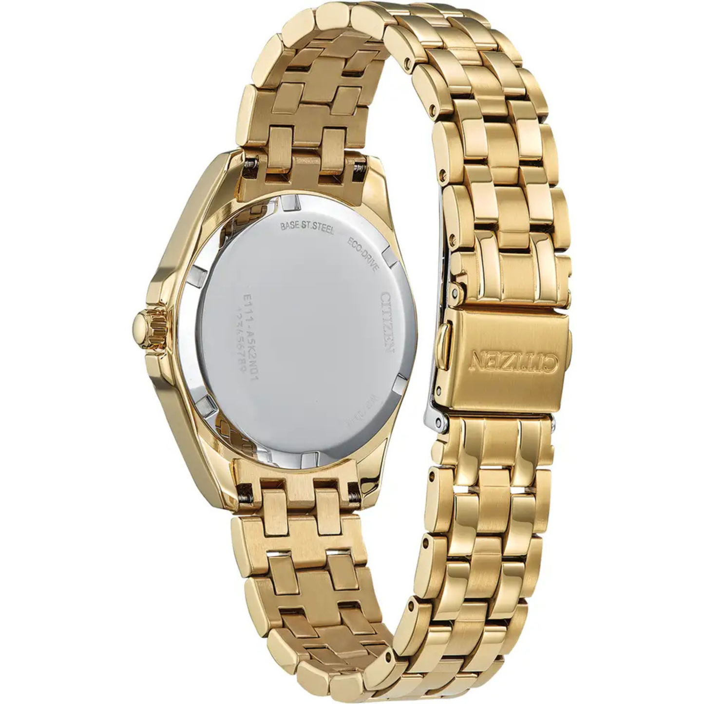 Citizen Peyten Gold-Tone Stainless Steel Champagne Dial Watch 33 mm