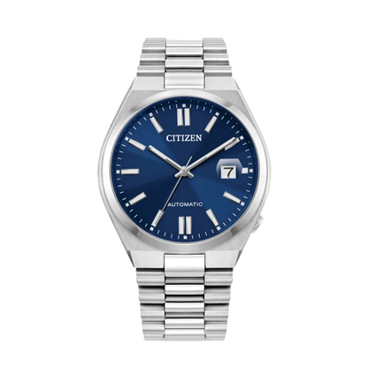 Citizen TSUYOSA Silver Stainless Steel Blue Dial Automatic Watch 40 mm