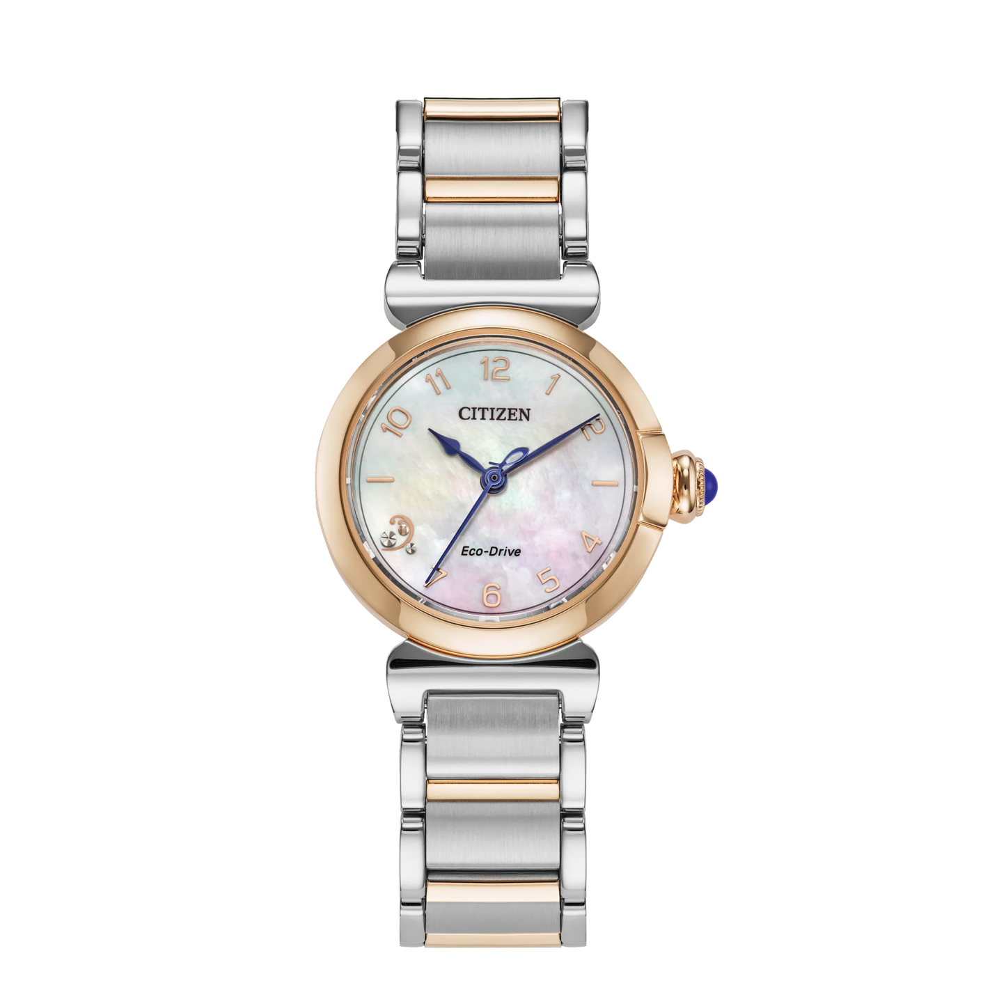 Citizen L Mae Two-Tone Stainless Steel White Dial Watch 26 mm