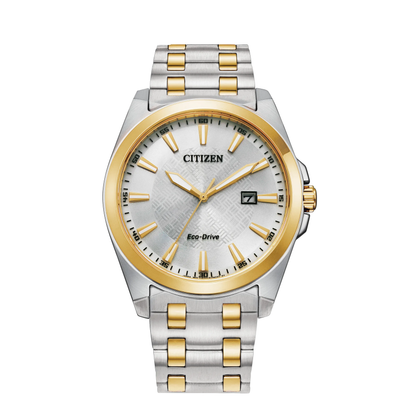 Citizen Peyten Two-Tone Stainless Steel Silver Dial Watch 41 mm