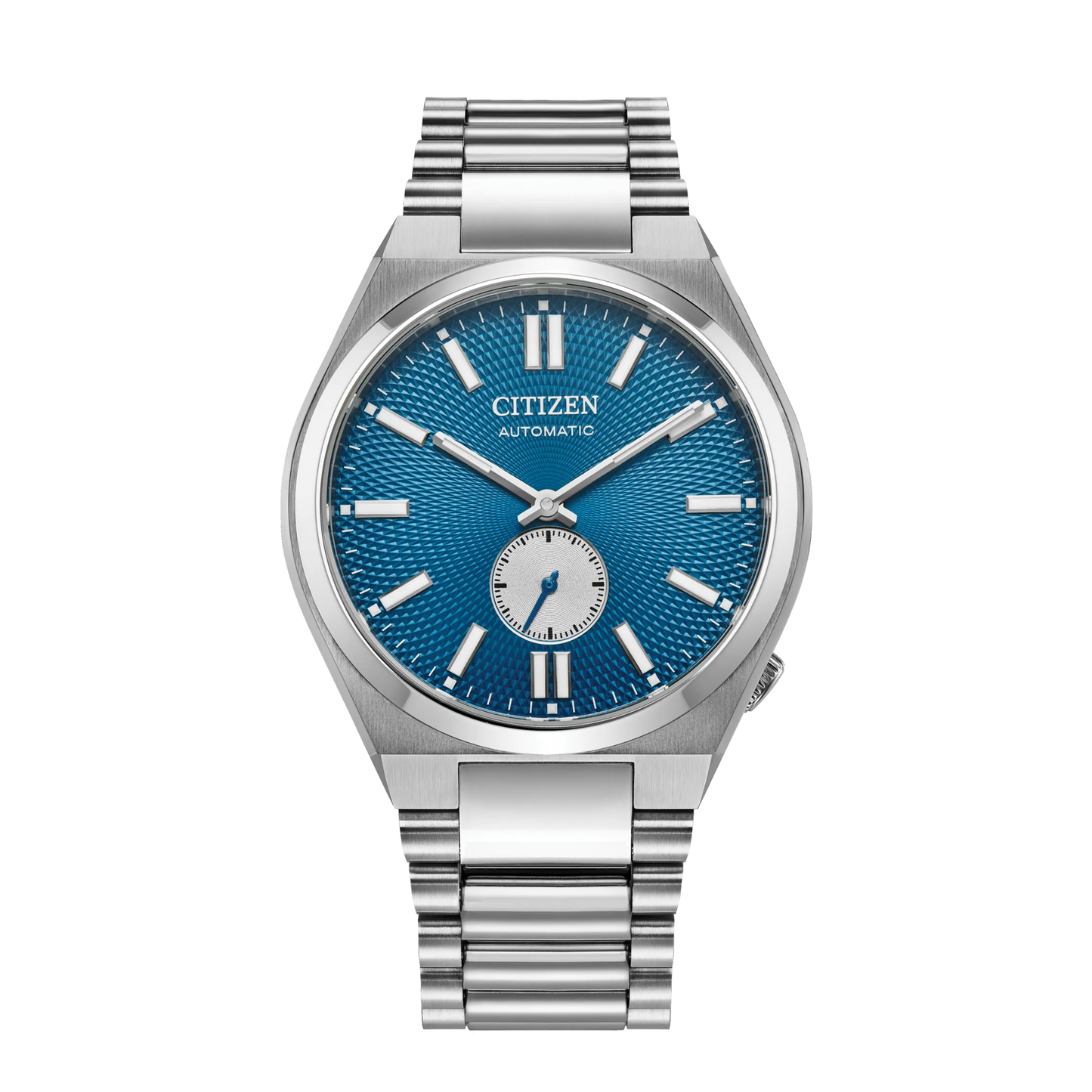 Citizen Tsuyosa Small Second Stainless Steel Blue Dial Automatic Watch 40 mm