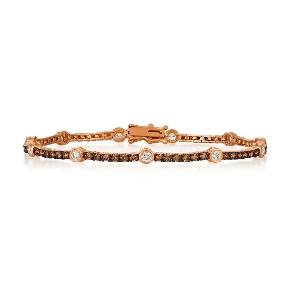 Le Vian Bracelet featuring Diamonds, Chocolate Diamonds. This piece offers total weight 0.50 ct.