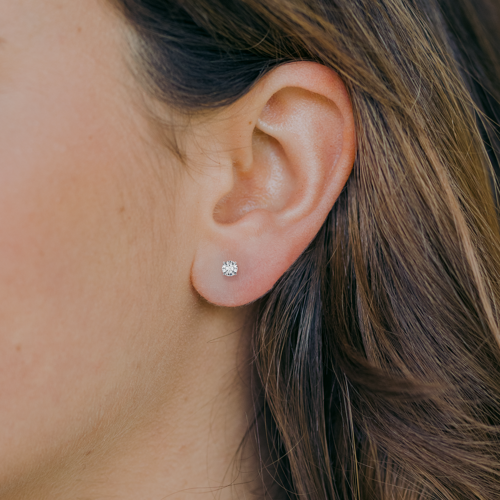 1/2 CTW Lab-Grown Diamond Stud Earrings
