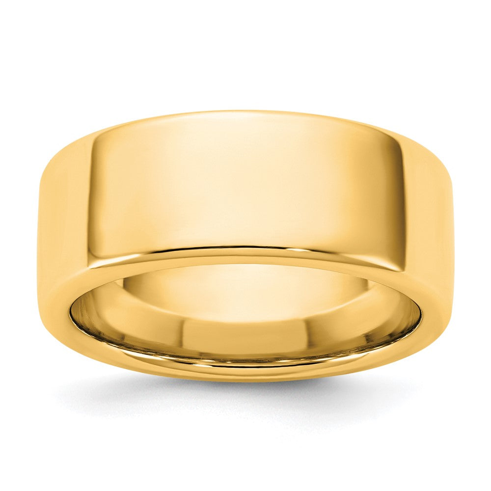14K Yellow Gold 8mm European Comfort Fit Band, Size 5 - Image 1