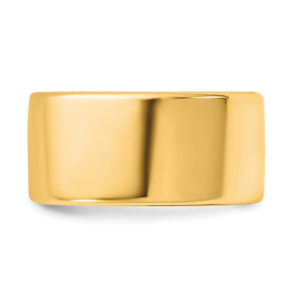 14K Yellow Gold 10mm European Comfort Fit Band, Size 4.5 - Image 3