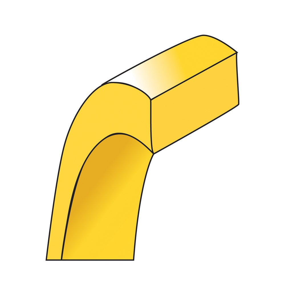 14k Yellow Gold Lightweight Flat Wedding Band - Size 8 - Image 4