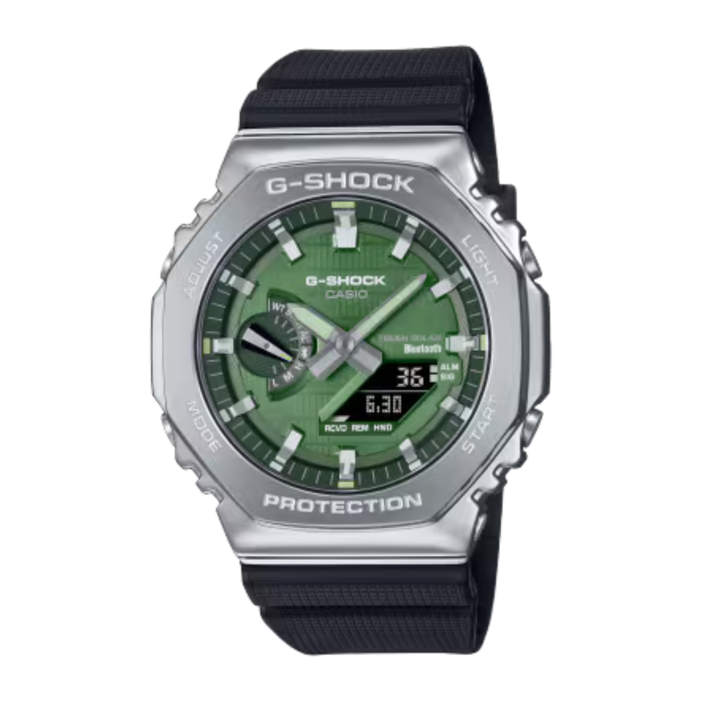 G-SHOCK 2100 Series Carbon Guard Black/Green Watch 49.3mm