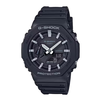 G-SHOCK 2100 Series Octagonal Black Analog-Digital Watch 48.5mm