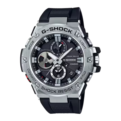 G-SHOCK G-STEEL Solar Bluetooth Black/Silver Watch 58.1 mm