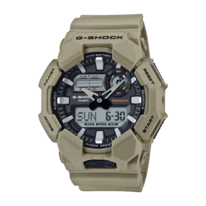 G-SHOCK GA010 Series Large-Case Analog-Digital Brown Watch 55.1 mm