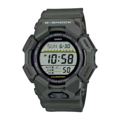 G-SHOCK GD010 Series Large Digital Green Watch 54.9mm