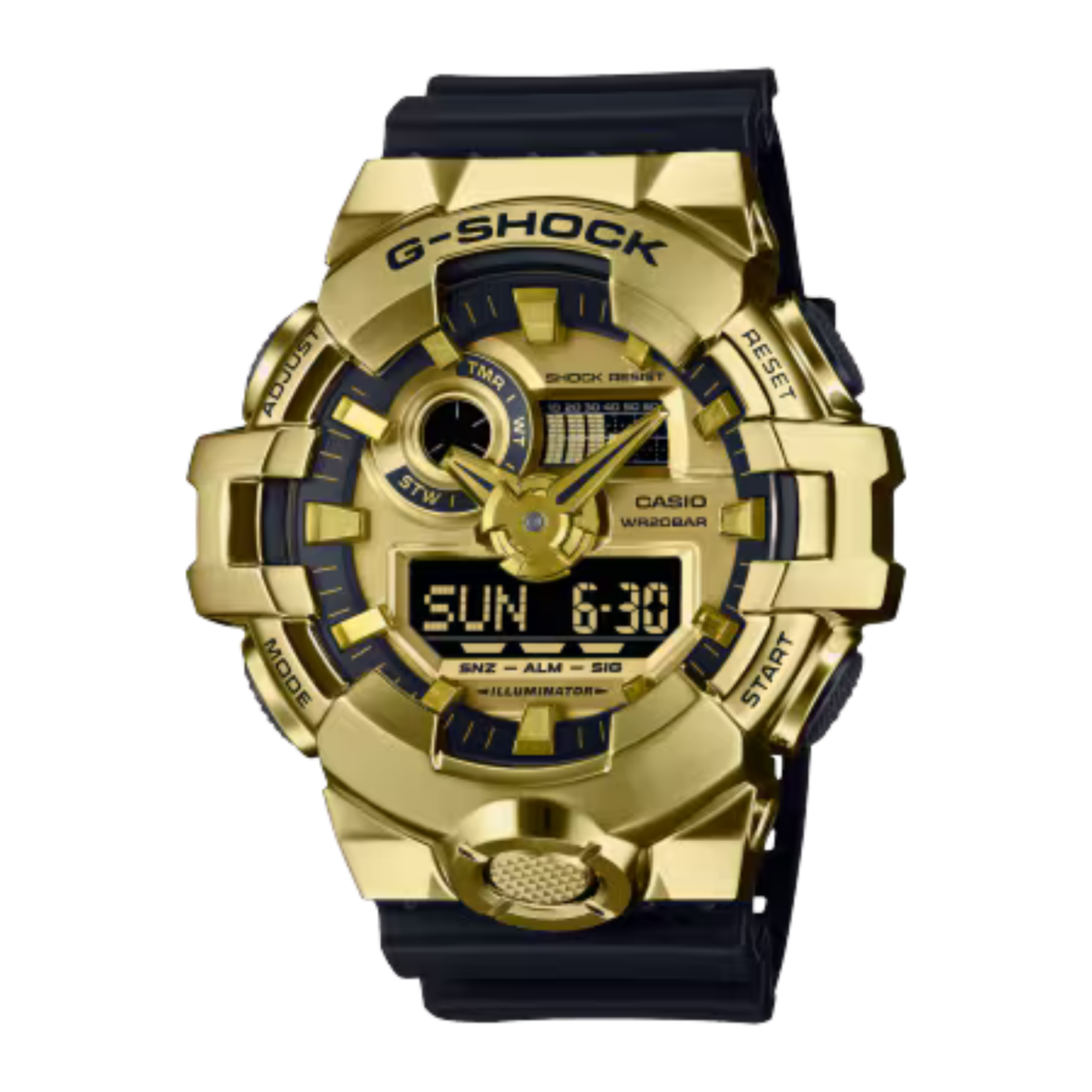 G-SHOCK 700 Series Gold-Tone Metal-Covered Watch 58.4 mm