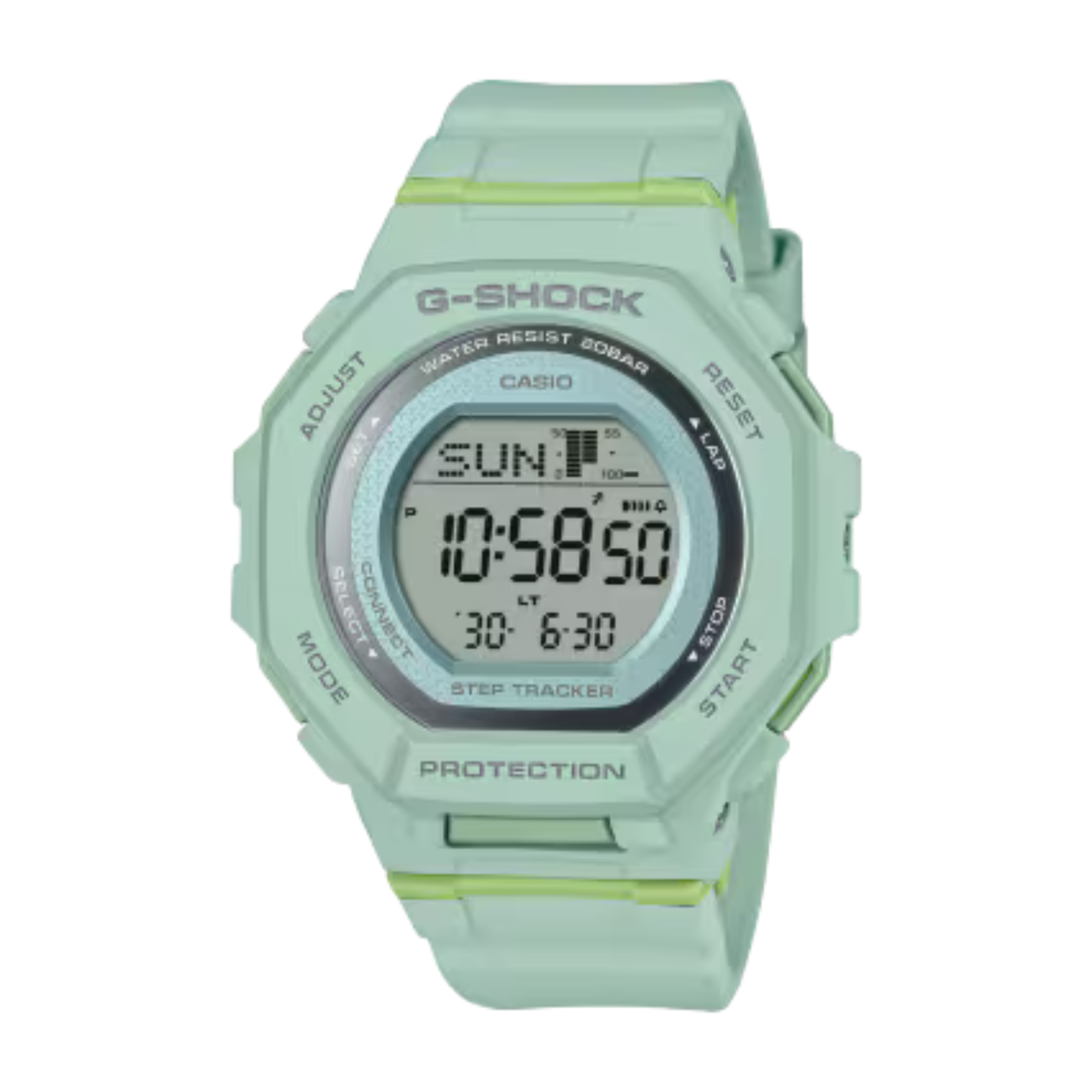 G-SHOCK GMD-B300 Series Step-Tracker Green Women's Watch 46.4mm