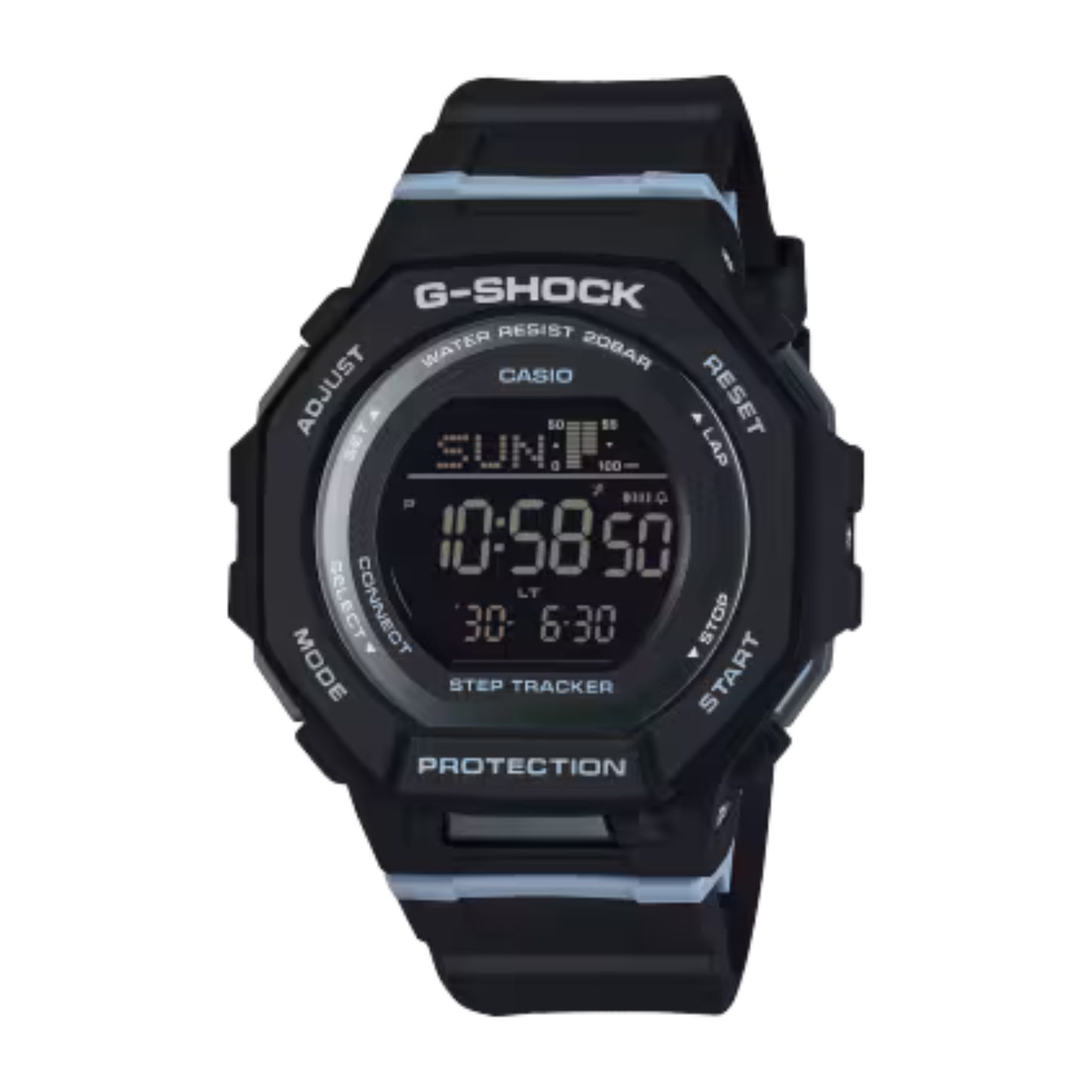 G-SHOCK GMDB300 Series Black Bluetooth Step-Tracker Watch 46.4mm