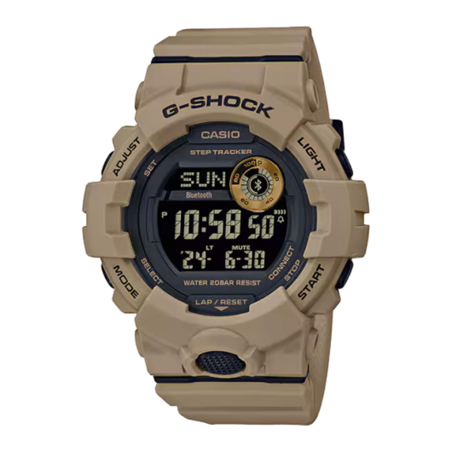 G-SHOCK MOVE Utility Brown Bluetooth Watch 54.1 mm