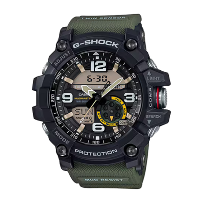 G-SHOCK MUDMASTER Olive/Black Analog-Digital Watch 56.2mm