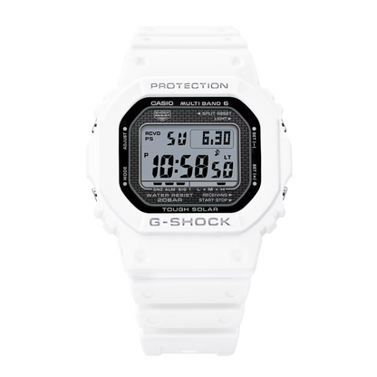 G-SHOCK Origin 5000 Black LCD White Resin Watch 48.5 mm