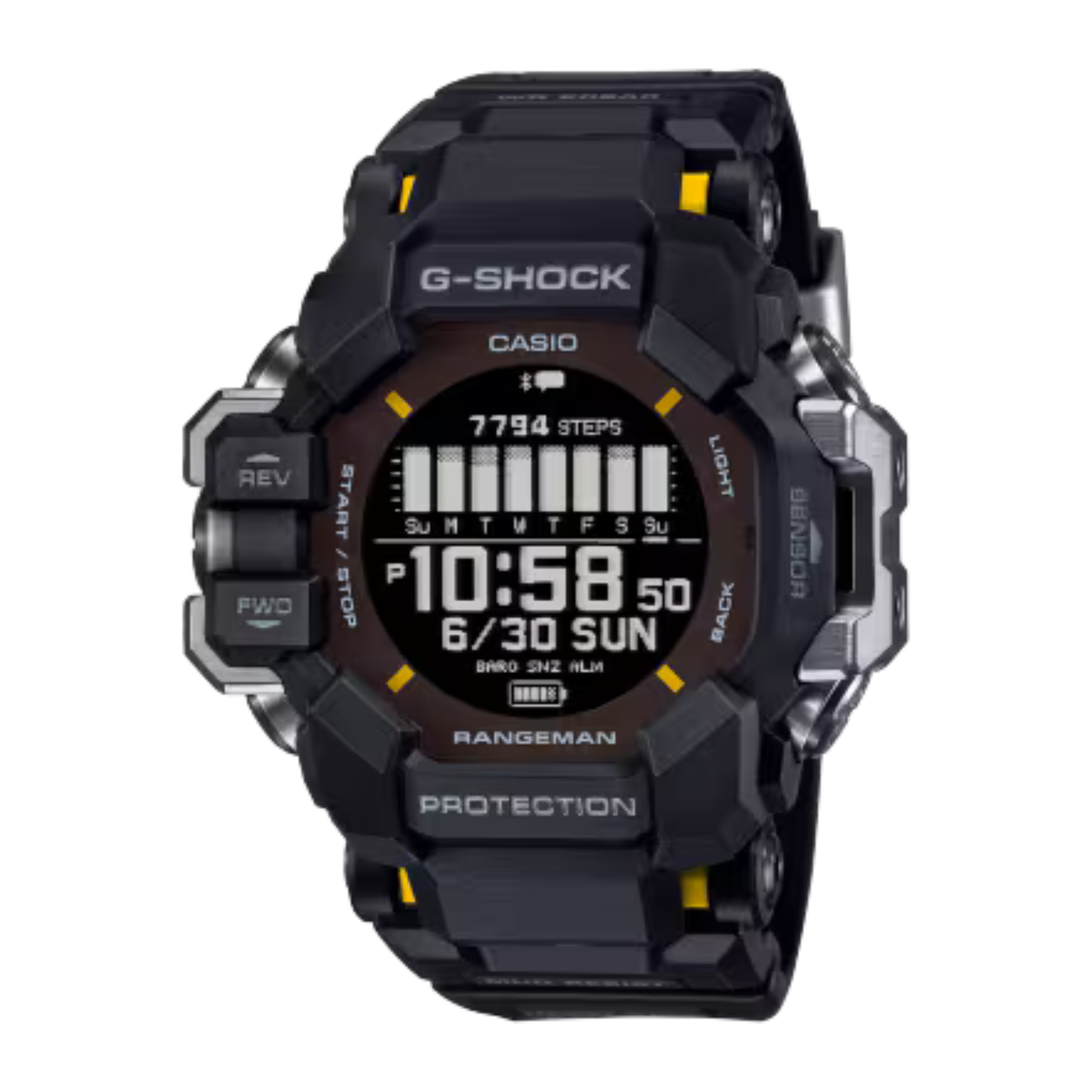 G-SHOCK RANGEMAN GPS Heart Rate Solar Black Watch 60.6mm
