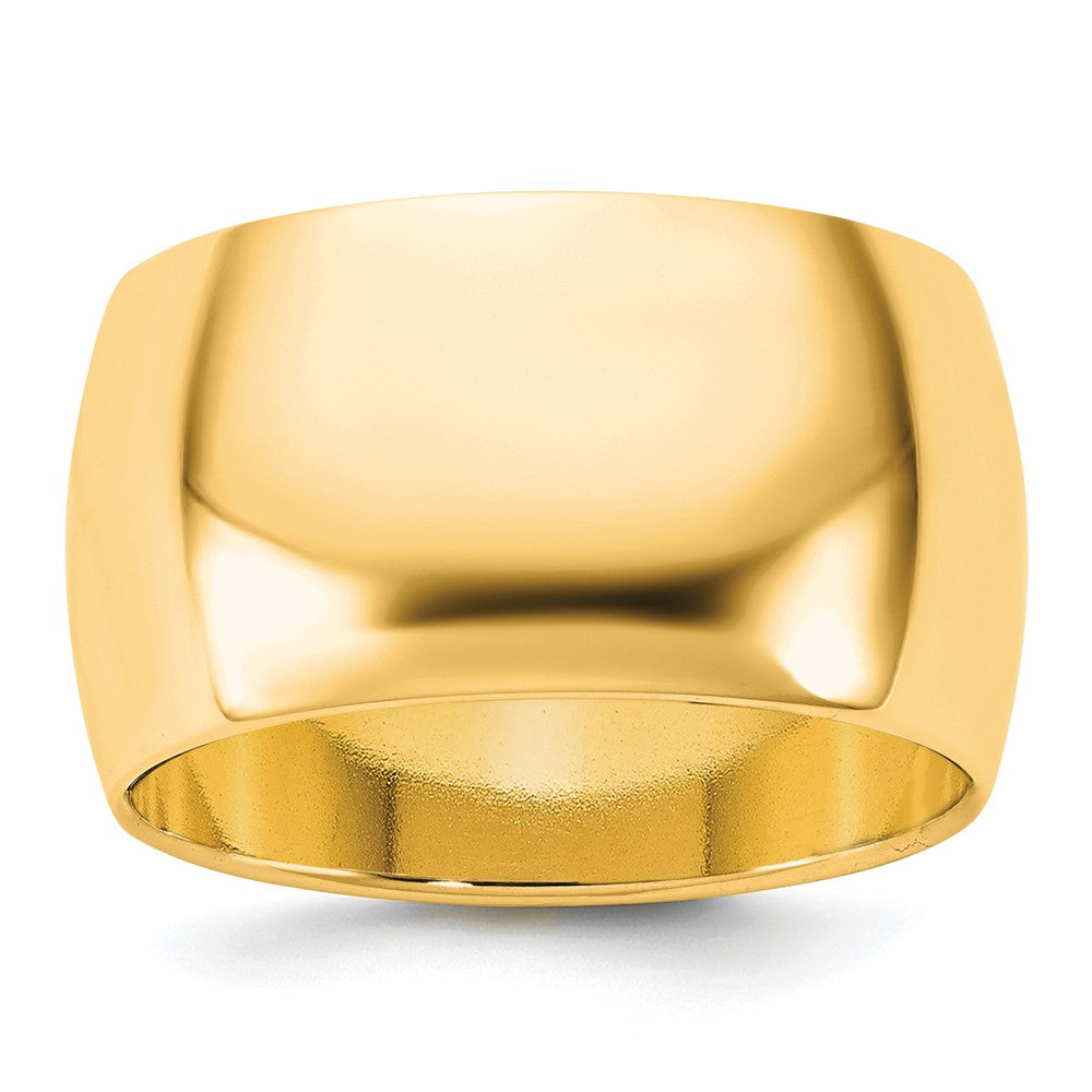 14KY 11mm Half Round Band Size 12.5