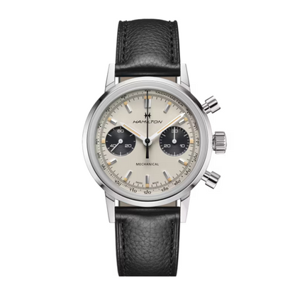 Hamilton Intra-Matic Stainless Steel Manual-Wind Chronograph 40 mm